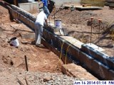 Waterproofing alon foundation wall at column line 6.5 (G-D) Facing South-East (800x600).jpg